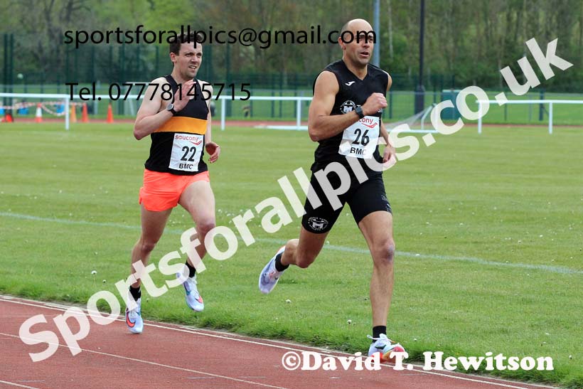 BMC 800 metres, Monday, May 9th, BMC Chester le Street, County Durham. Photo: David T. Hewitson/Sports for All Pics